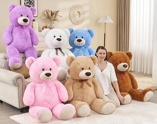 Maskotka Miś 120 cm Brązowy Przytulanka Zabawka DUŻY Pluszak XXXL - obrazek 6