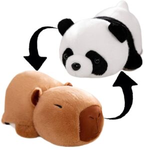 KAPIBARA MASKOTKA 2w1 PLUSZAK PRZYTULANKA PANDA NIESPODZIANKA 50 cm