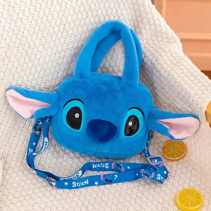 TOREBKA PLUSZAK STITCH STICH MASKOTKA PLUSZOWA TOREBECZKA NA RAMIĘ RAK - obrazek 4