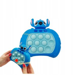 Pop It Gra Elektroniczna Antystresowa Zręcznościowa dla dzieci Stich Popit