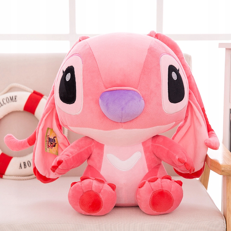 Angel Maskotka LILO I STICH MIŚ 35cm różowa zabawka pluszak Przytulanka - obrazek 6