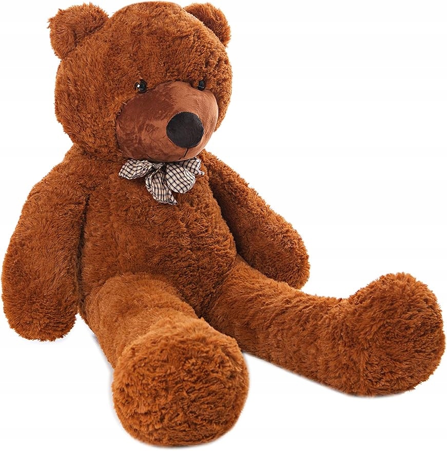 Maskotka Miś 120 cm Brązowy Przytulanka Zabawka DUŻY Pluszak XXXL - obrazek 2