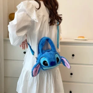 TOREBKA PLUSZAK STITCH STICH MASKOTKA TOREBECZKA NA RAMIĘ WYCIECZKI DUZA 30 CM