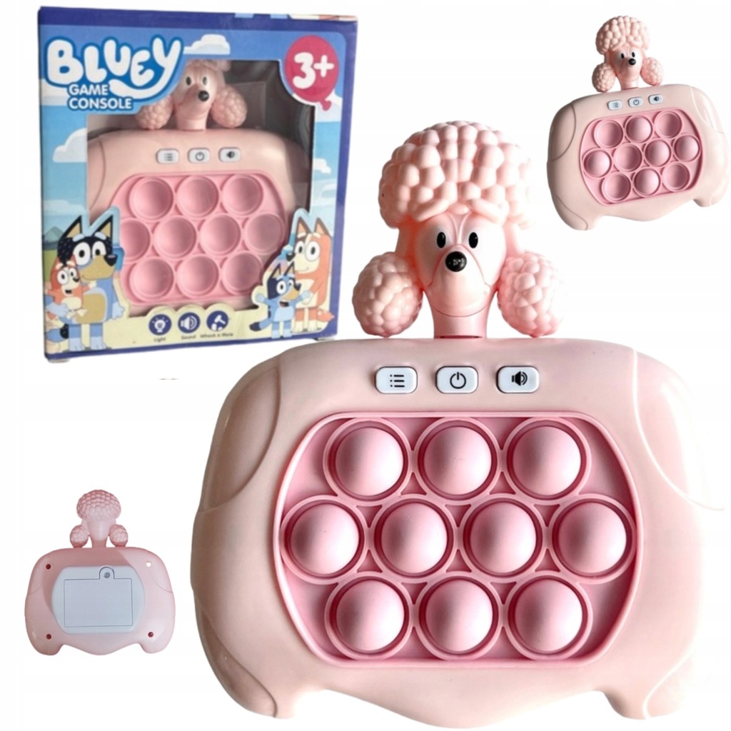 Gra Pop IT Coco Zabawka Antystresowa Bluey ZRĘCZNOŚCIOWA Popit Konsola