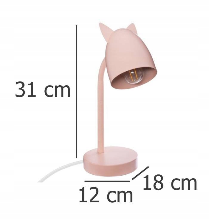 Lampka biurkowa Atmosphera Lampa Biurkowa odcienie różowego moc do 25 W - obrazek 7