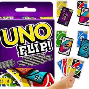 UNO Flip! Gra Karciana 112 Kart – Dynamiczna Gra Rodzinna Mattel