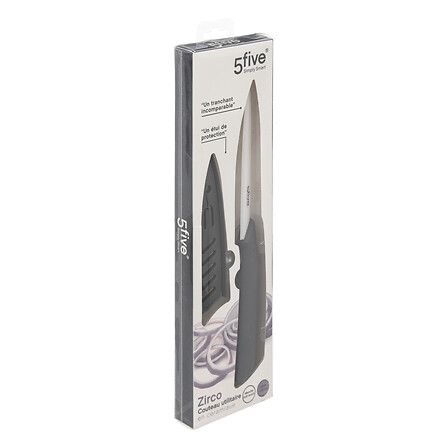 Nóż kuchenny ceramiczny 12,5 cm Ostry + etui Do krojenia - obrazek 3