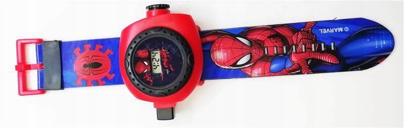 SPIDERMAN ZEGAREK 3D Z PROJEKTOREM PAJĄK WYŚWIETLA OBRAZKI IKONY - obrazek 11