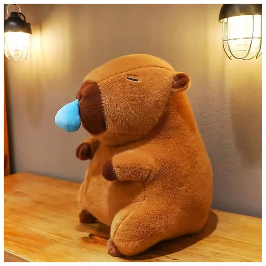 Kapibara Śpiąca Pluszak Zabawka Maskotka Pluszowa Przytulanka 30 Cm - obrazek 2