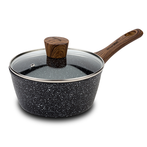 Rondel granitowy 18 cm 1,75 l NAVA Nature z pokrywką