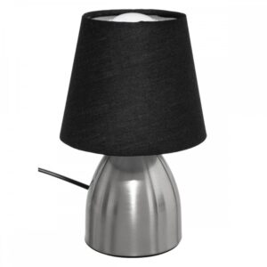 Lampka nocna Dotykowa Na Biurko Lampa stołowa Czarna Srebrna Atmosphera