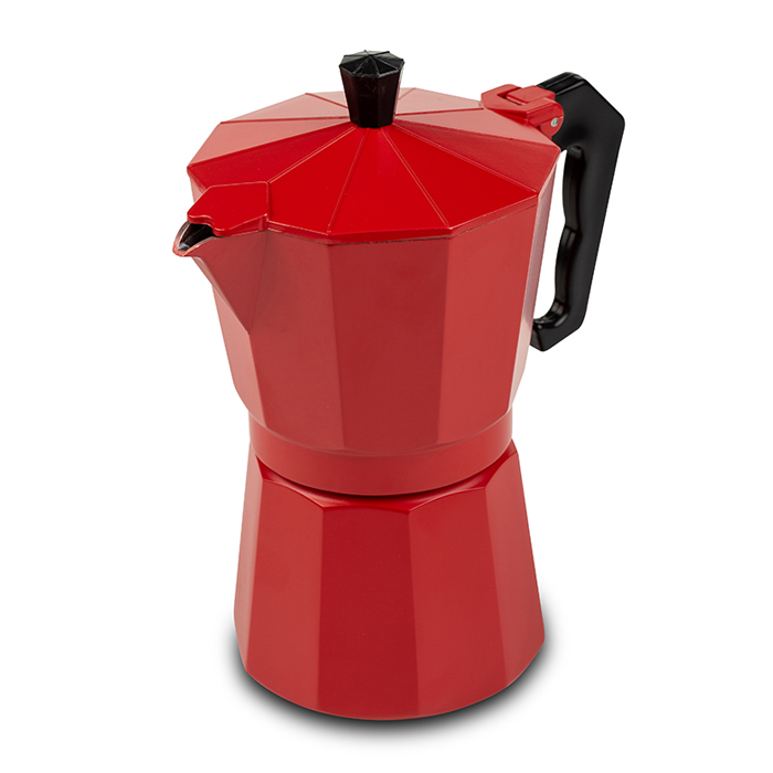 Kawiarka do Kawy Zaparzacz Gaz Aluminium 300 ml Czerwona