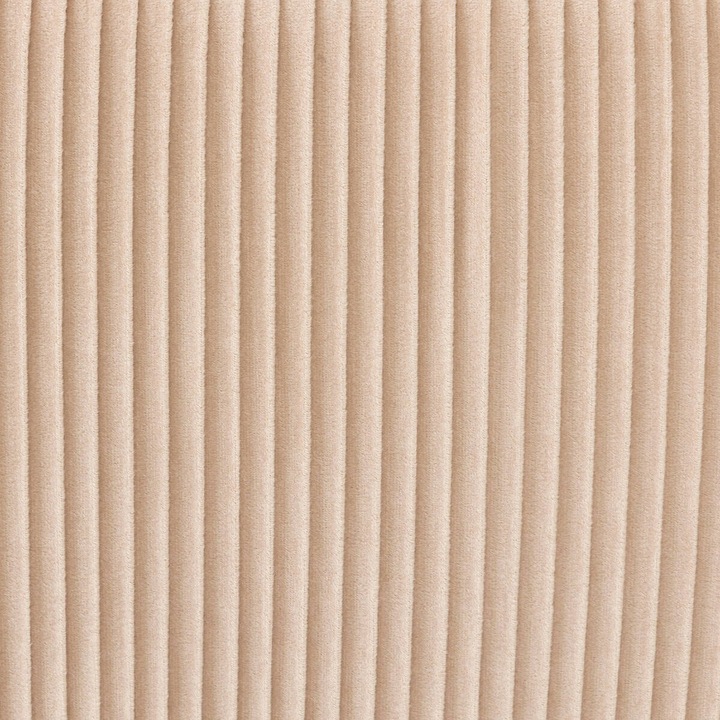 Pufa do przedpokoju SOLARO – beżowa welurowa ławka ze schowkiem 100×40×53 cm, tapicerowana, nowoczesny design - obrazek 3