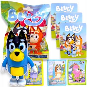 BLUEY FIGURKA BINGO SASZETKA NIESPODZIANKA + 3 KARTY KOLEKCJONERSKIE DO GRY