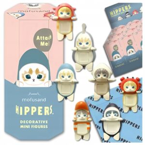 SONNY ANGEL HIPPERS MINI LALECZKA NA TELEFON OZDOBA Kot rekin