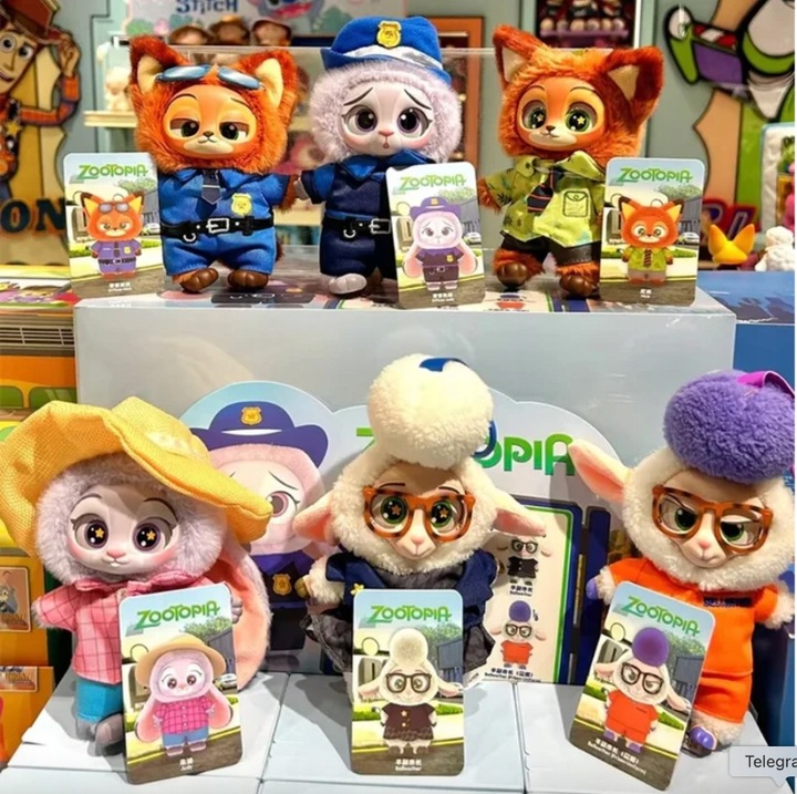 Maskotka Zootopia Blind Box Pluszak Niespodzianka Disney Zwierzogród - obrazek 3