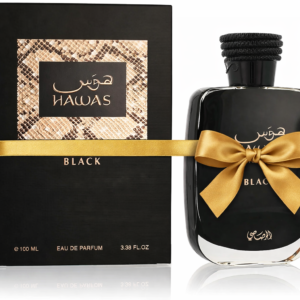 Rasasi Hawas Black EDP 100 ml – perfumy arabskie męskie drzewne