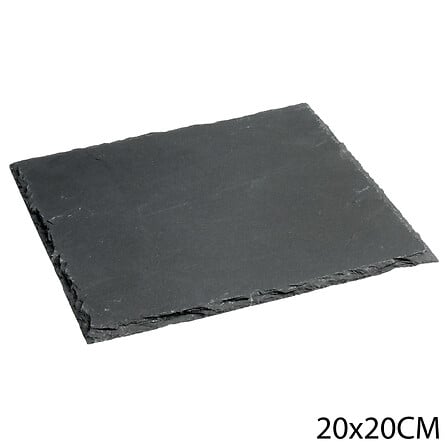 Taca łupkowa do serwowania sushi przekąsek kwadratowa 20x20cm - obrazek 6