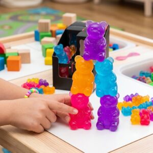 Gniotek Antystresowy Miś Gummy Bear NeeDoh Squishy Zabawka Sensoryczna Schylling